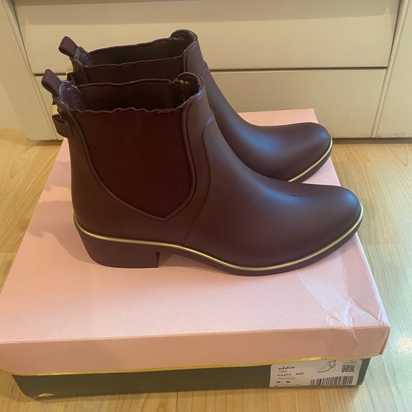 Kate Spade New York solstice rain boot - Cherrywood Size 6 - Picture 8 of 10